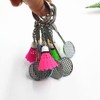Operitacx Badminton Keychain Set Key Ring Decorations Shuttlecocks for Backpack