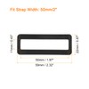 sourcing map 6Pcs Plastic Rectangle Ring, 1-1/4 Inch Webbing Belt