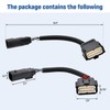 Farpida 2 Pcs Halogen to LED Taillight Conversion Harness Converter