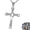 Zaky Pack of 26 Vin This Cross Necklace Pendant Jewellery