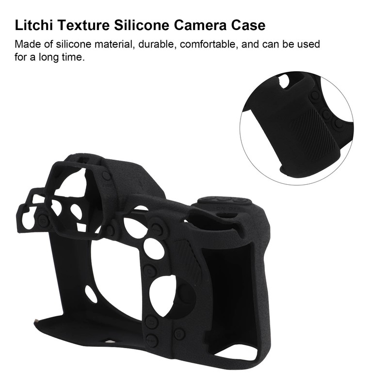 Litchi Texture Silicone Camera Bag Protector Case Camera Body Cover