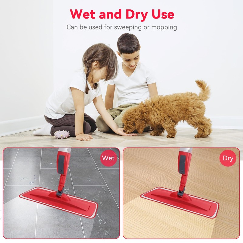 16.5 inch Microfiber Mop Pads for Rubbermaid Reveal Spray Mop
