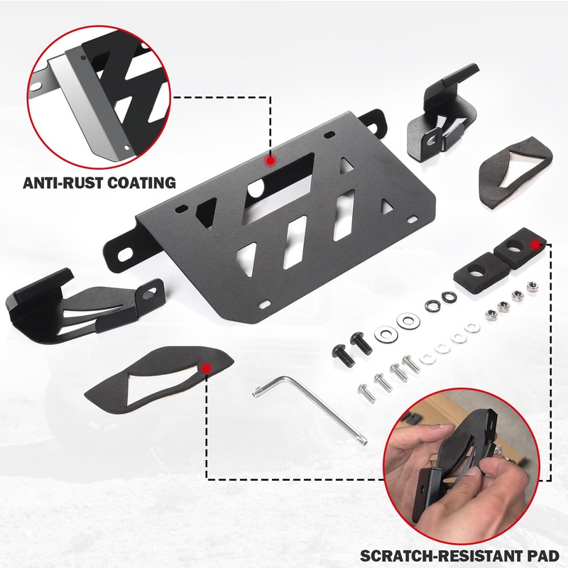 Mabett License Plate Bracket for Ford Bronco 2025 2024 2023