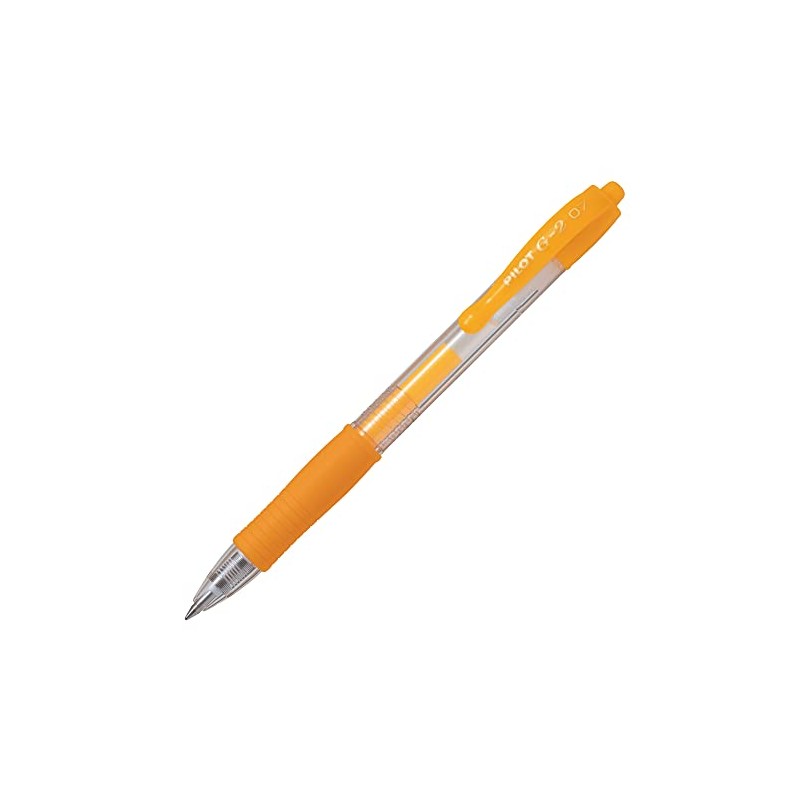 Pilot G2 07 Neon Gel Ink Pen, Neon Apricot