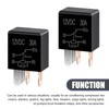 MLY Automotive 12V Relay, 30A 5-Pin Starter Relay, Waterproof Multi-Purpose