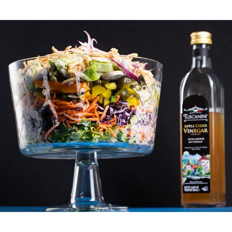 Tuscanini Italian Organic Unfiltered Apple Cider Vinegar with the Mother,