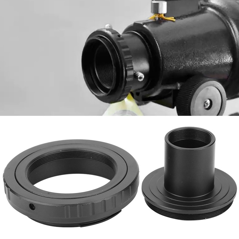 Metal Adapter Ring 23.2mm T Mount Microscope Eyepiece for SLR