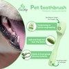 Pet Toothbrush Silicone Finger with Storage Cup, Dog and Cat