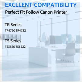 USUPERINK 275XL 276XL Remanufactured Ink Cartridge Combo Pack Compatible for Canon PG-275XL CL-276XL for PIXMA TS3520 TS3522 TR4720 TR4722 Printers (Black 5 Pack, Tri-Color 5 Pack)