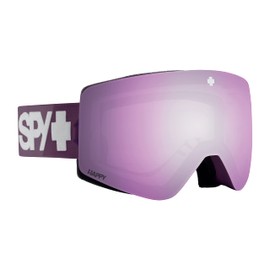 SPY OPTIC MARAUDER ELITE Ski Snowboard Goggles (FRAME COLOR: COLORBLOCK 2.0 PURPLE - LENS COLOR: HAPPY ROSE WITH VIOLET SPECTRA MIRROR + HAPPY LL GRAY GREEN WITH RED SPECTRA MIRROR)