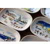 cerapockke Snoopy World Travel Series Round Plate 7.3 inches (18.5