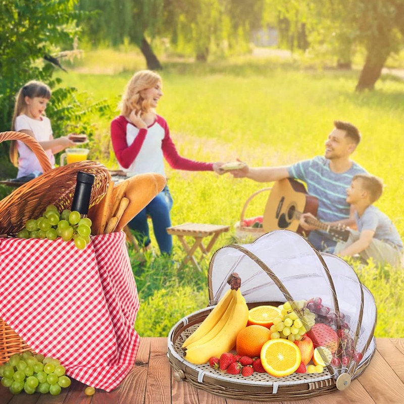 Cesta de Comida Cubierta, Verduras, Frutas, Pan, Comida, Hogar, Cesta