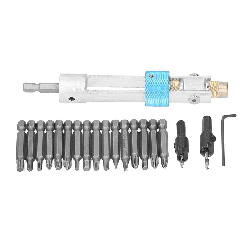 20Pcs/Set Countersink Drill Bit High Speed Steel Screwdriver Bits Screw