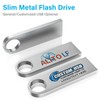 ABLAZE 8GB USB Flash Drive 5 Pack, Metal Flash Drive