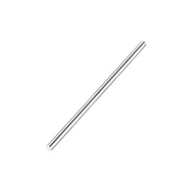 sourcing map 2mm x 50mm 304 Stainless Steel Solid Round Rod for Drift Punches DIY Craft Model Plane Model Ship Model Cars - 10pcs