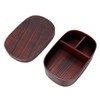 Wooden Lunch Box Portable Food Container Tablewares for Home Office