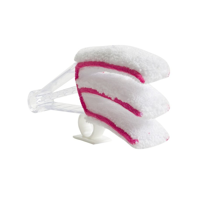 Evriholder Microfiber Cleaner Blind Duster, White and Pink
