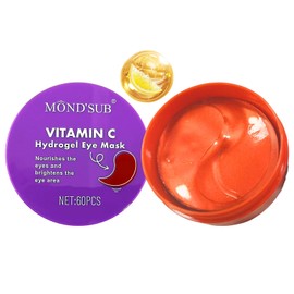 Elitzia Under Eye Mask Nourishes Brightens the Eye Area Vitamin C Hydrogel Eye Patches Moisture Anti Aging Reduce Dark Circles Freckles Puffiness Smoothes Out Wrinkles Fine Lines ETXJ230501