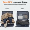Vacuum Bags for Travel - 2026 Upgraded with Built-in 50KPa