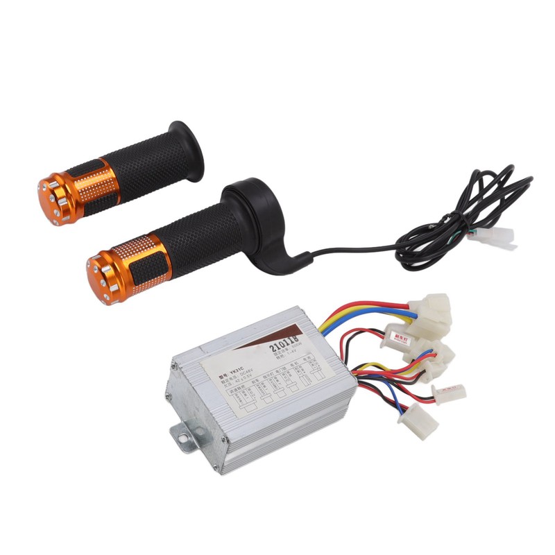 48V 800W Brushed Motor Controller with Yellow Grips Set Heat