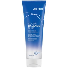 Joico Color Balance Blue Acondicionador | Para Cabello Castaño Aclarado | Elimina Tonos Anaranjados | Realza la Intensidad del Color y el Brillo | Con Aceite de Rosa Mosqueta y Extracto de Té Verde