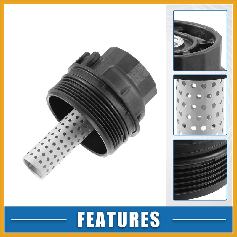 Partuto Engine Oil Filter Housing Cover Cap 156200S010 for Toyota