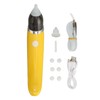 Electric Ear Nose Suction Set White Yellow Cleaning Multi Function