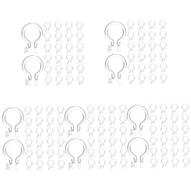 Operitacx Blank Nose Ring 250 Pcs Nose Clip Nose Rings DIY Nose Ring Nose Ring Adapter Clip on Nose Ring Converter Nose Ring Clip-on Earring Converter Ring for DIY Jewelry Blank Silica