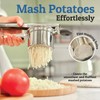 Large 15oz Potato Ricer with 3 Discs, Heavy Duty Stainless