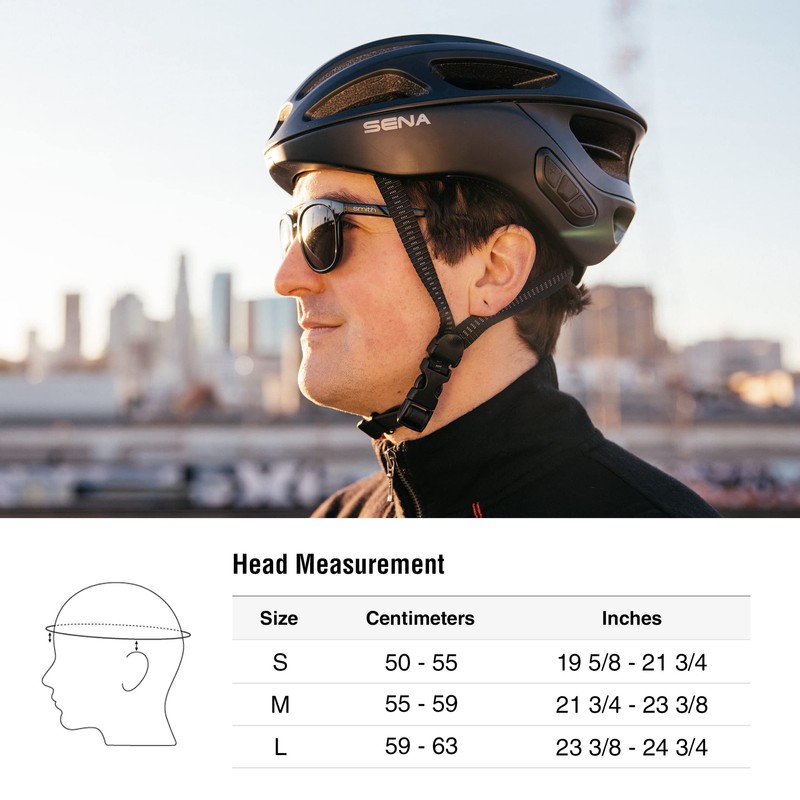 Sena R1 Smart Communications Helmet (Matte Black, Small)