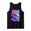 Retro Cassette Tape Vaporwave Aesthetic 90s Pop Music Tank Top