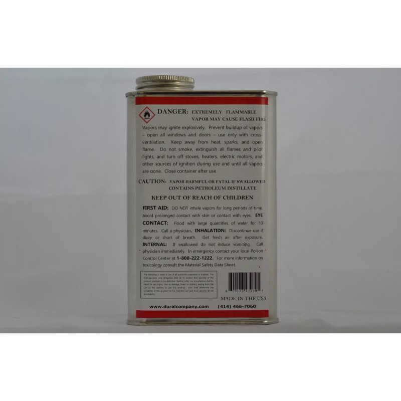 Dural Rubber Cement Thinner 1 QT no CA