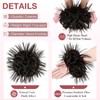 Qunlinta 2 PCS Large Messy Bun Hair Piece, Thick Tousled
