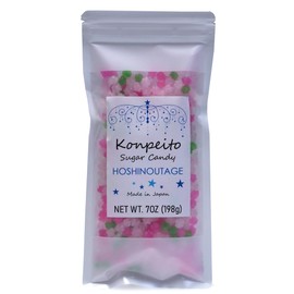 HOSHINOUTAGE Konpeito Japanese Star Sugar Candy 7oz [198g] (Sakura)