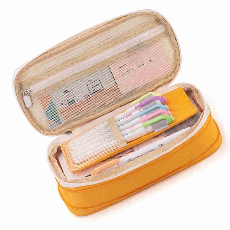 Big Capacity Pencil Case Multifunctional Orderly Storage Multiple Grids Stationery