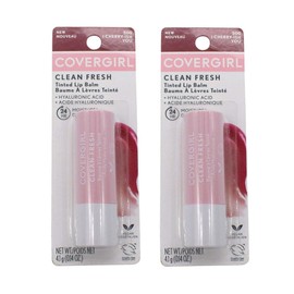 CoverGirl Pack of 2 CoverGirl Clean Fresh Tinted Lip Balm, I Cherry-Ish You 500