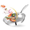 Vinod Platinum Triply Stainless Steel Frypan 24 cm | 2.5