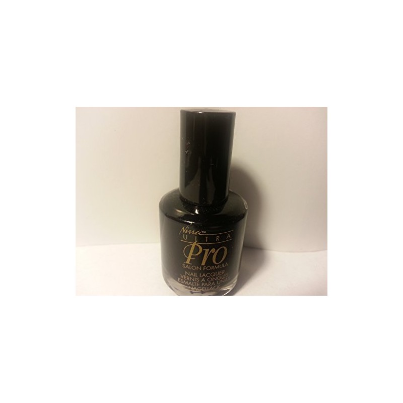Nina Ultra Pro Salon Formula Nail Lacquer (3 Pack) Black