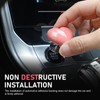 Dogary Car One-Bouch Start Button, Heart-Shaped Engine Starer Cover with