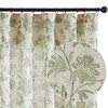 jinchan Linen Floral Curtains for Living Room, 84 Inches Long