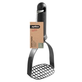 Zyliss Stainless Steel Potato Masher - Food Smasher for Potatoes, Avocados & More - Home Kitchen Essentials & Accessories - Manual Potato Masher Tool - Dishwasher-Safe Vegetable Masher - Grey