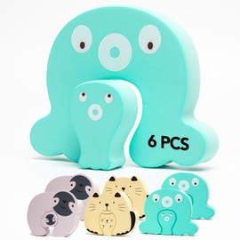 Door Finger Pinch Guard 6 Pack Thick Foam Anti Door Slam Preventer Stopper Silencer Baby Proofing to Keep Doors Open