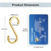 LEKAYIHU 12 Pack S Hooks,3 Inch S Shaped Hook