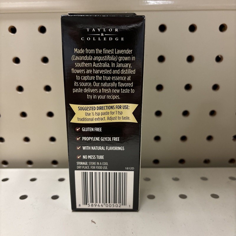 Taylor & Colledge Gourmet Lavender Extract Paste, 1.4 oz (40