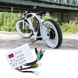 Lwuey Brushless Motor Controller Tester, E Bike Electromotor Coil Inner Hall Speed Brake Lever Handle Phase Angle Testing Scooter Detector Automobile Maintain Device Gadget Self Check Function
