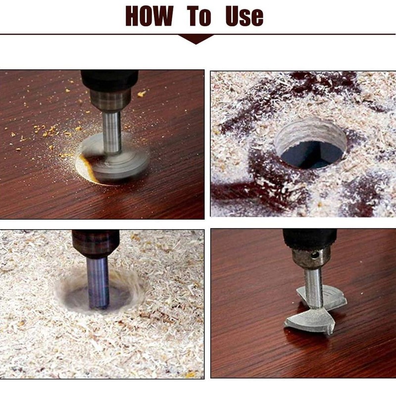 60mm Blue Hole Saw Drill Bit Tool Auger Opener Wood