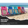 High Back Low Profile Beach Chairs 2 Pack - Extra