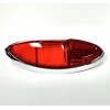 REPRODUCTION VW KARMANN GHIA REAR TAIL LAMP LENS, RED, NEW
