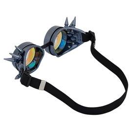 OMGREAT Kaleidoscope Glasses for Raves Steampunk Goggles with Rainbow Prism Diffraction Crystal Lenses