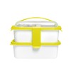 omada Design Lunch Box 1L + 1L with Cutlery, Rectangular